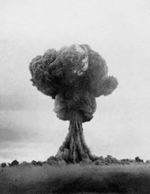 Взрыв Советской атомной бомбы на Семипалатинском полигоне 29 августа 1949 года